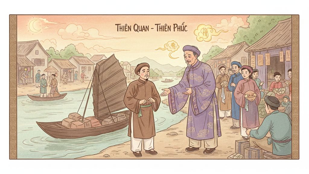 Hình minh họa cho bài viết về Bộ sao Thiên Quan - Thiên Phúc