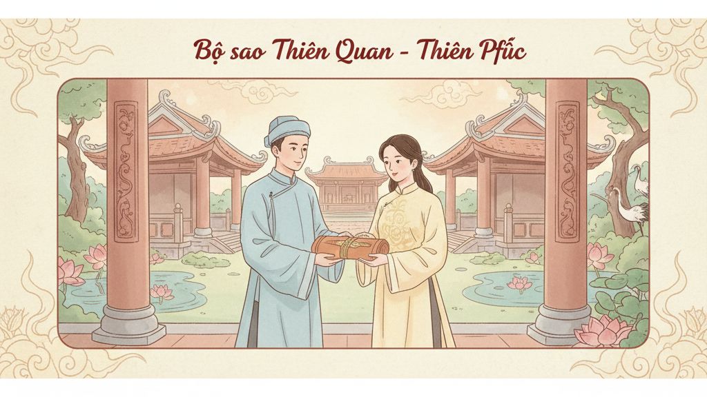 Hình ảnh minh họa Bộ sao Thiên Quan - Thiên Phúc - Tử Vi Toàn Thư
