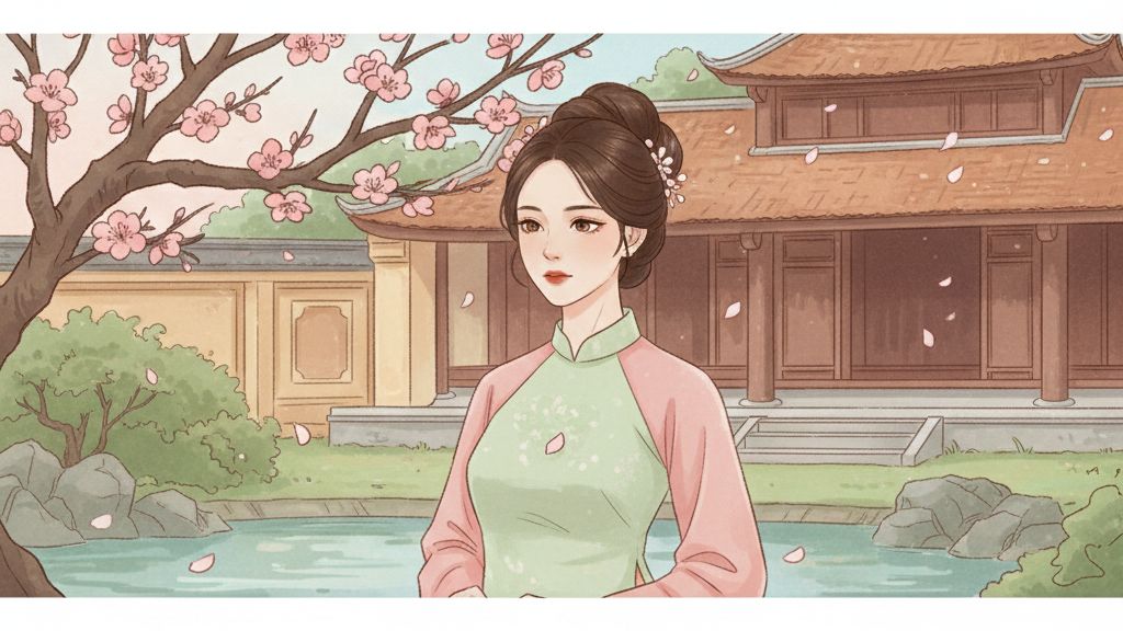 Hình ảnh minh họa Sao Đào Hoa - Tử Vi Toàn Thư
