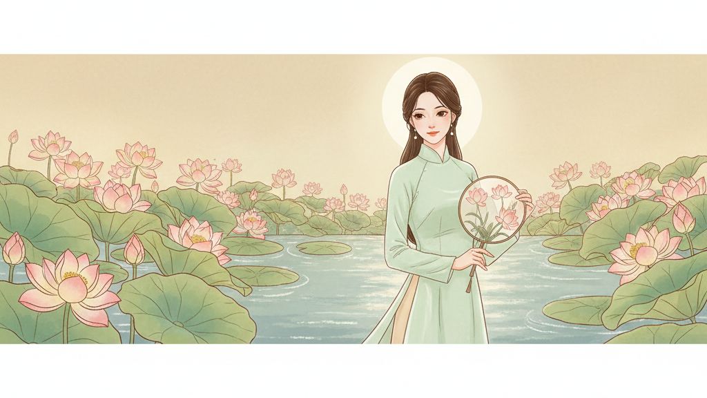 Hình ảnh minh họa Sao Thái Âm - Tử Vi Toàn Thư